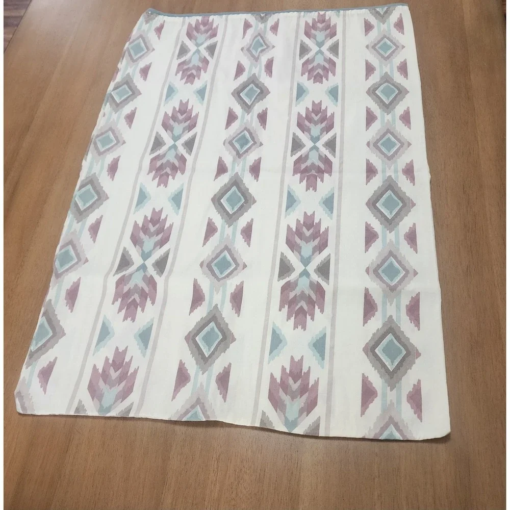 Dan‎ River Vintage Single Pillowcase Aztec Southwest Print Pastels
